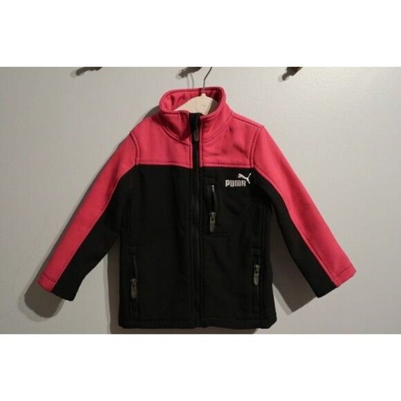 EUC Pink Toddler Puma Jacket 2T - Picture 1 of 1